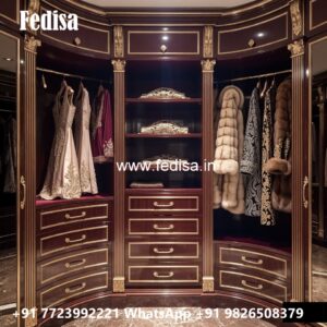 Vintage Wooden Wardrobe with Elegant Finish No-718