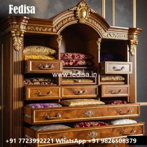 Traditional Wardrobe Design with Timeless Charm No-719