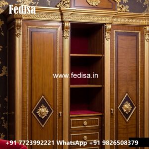 Classic Wardrobe Design for Royal Bedrooms No-721