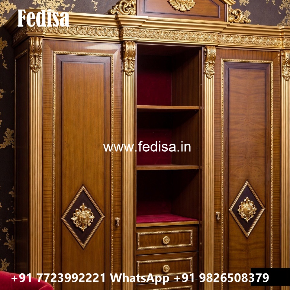 Classic Wardrobe Design for Royal Bedrooms No-721