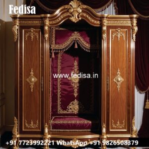 Traditional Wardrobe Design with Elegant Storage No-724