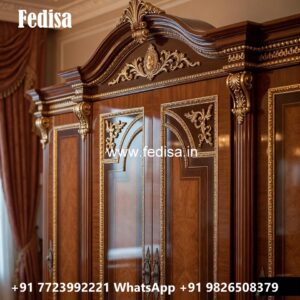 Classic Wardrobe Design with Decorative Accents No-738