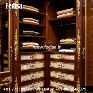 Luxury Closet Design with Vintage Charm No-740