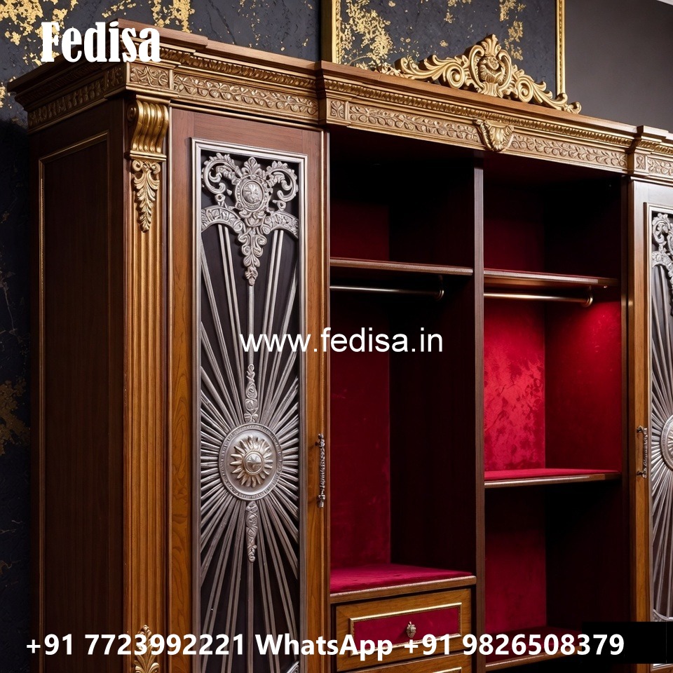 Traditional Wardrobe Design with Royal Style No-744