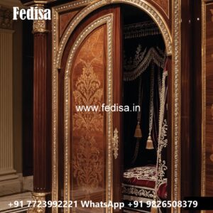Wooden Closet Design with Elegant Craftsmanship No-746