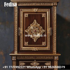 Classic Bedroom Wardrobe with Decorative Finish No-755