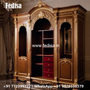 Classic Wardrobe Design with Stylish Storage No-761