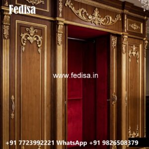 Royal Wooden Closet with Artistic Craftsmanship No-770