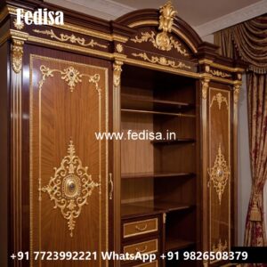Royal Wardrobe Design with Handcrafted Finish No-779