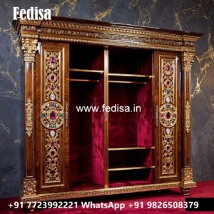 Timeless Wardrobe Design with Elegant Features No-781