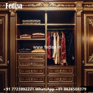 Traditional Wooden Closet with Premium Appeal No-801