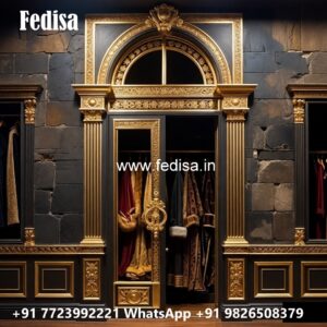 Elegant Bedroom Wardrobe with Rich Finish No-803