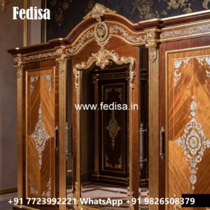 Vintage Wooden Closet with Luxury Touch No-809