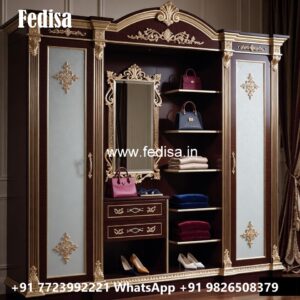 Elegant Wardrobe Design with Royal Charm No-810