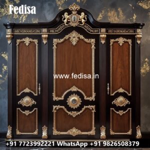 Premium Classic Closet with Wooden Finish No-832