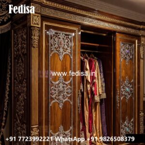Classic Bedroom Wardrobe with Elegant Features No-849