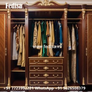 Timeless Wooden Wardrobe with Royal Charm No-854