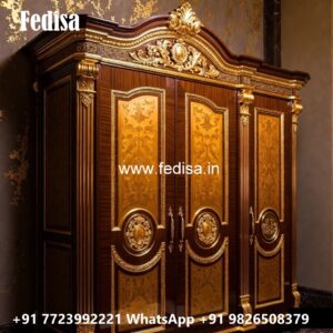 Elegant Luxury Closet with Wooden Elegance No-858