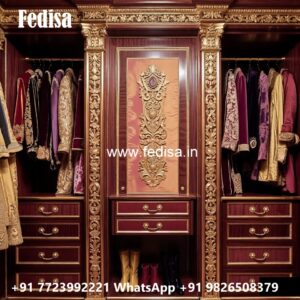 Vintage Bedroom Closet with Luxury Finish No-862