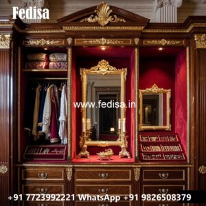 Luxury Wardrobe Design with Decorative Panels No-863
