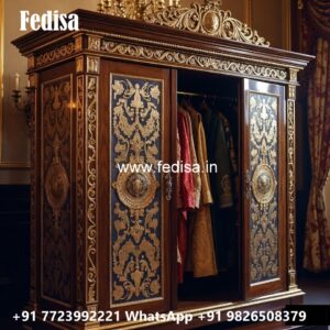 Royal Style Bedroom Wardrobe with Classic Charm No-866