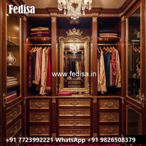 Royal Luxury Closet with Decorative Elegance No-875