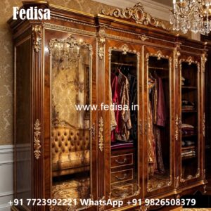 Vintage Wooden Closet with Premium Texture No-878