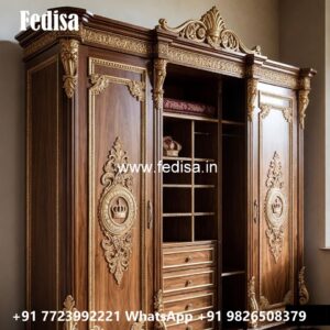 Luxury Classic Closet with Rich Wooden Texture No-894