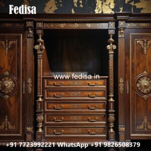 Stylish Wardrobe Design with Smart Storage Solutions No-908