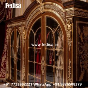 Sliding Wardrobe Design with Mirror Doors No-929
