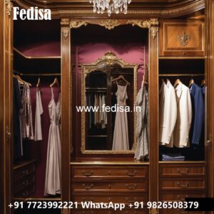 Luxury Wardrobe Design for Spacious Bedrooms No-957