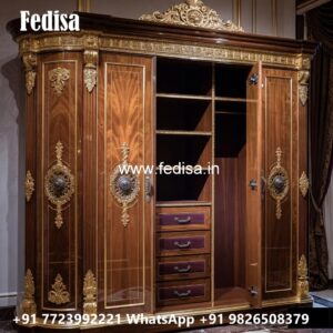 Wardrobe Design with Stylish Handle Details No-965