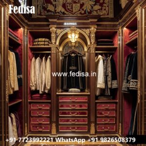 Beautiful Wardrobe Design with Premium Wood No-979