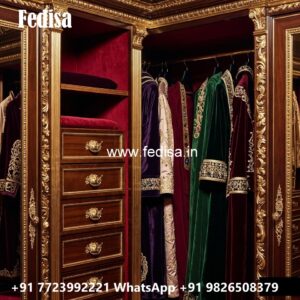 Modern Wardrobe Design with Rich Finishes No-990