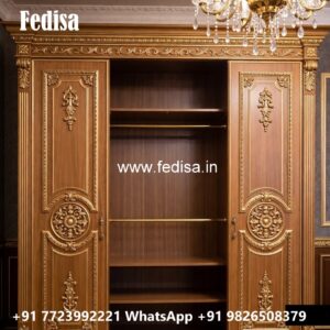 Designer Wardrobe Design with Mirror Finish No-1007