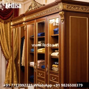 Contemporary Wardrobe Design with LED Features No-1020