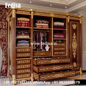Premium Wardrobe Design with Glass Finish No-1036