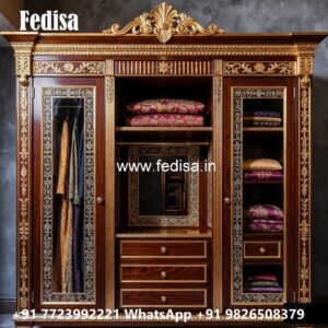 Modern Sliding Wardrobe Design with Mirrors No-1039