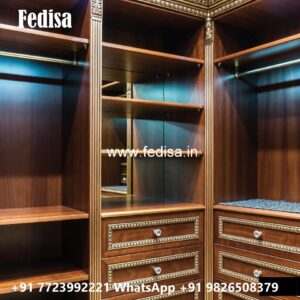 Elegant Wardrobe Design with Sleek Finish No-1050