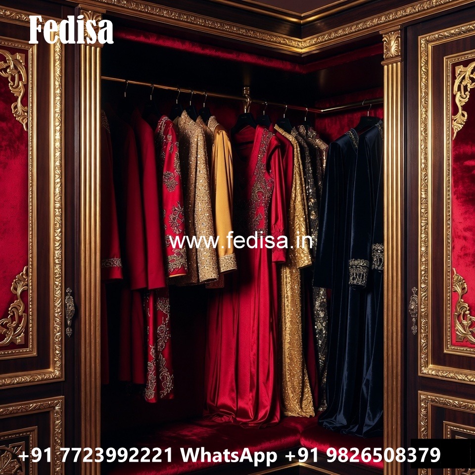 Stylish Wardrobe Design with Mirror Doors No-1061