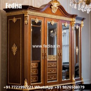Modern Wardrobe Design with Sliding Glass Doors No-1082