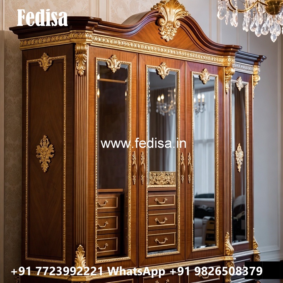 Modern Wardrobe Design with Sliding Glass Doors No-1082