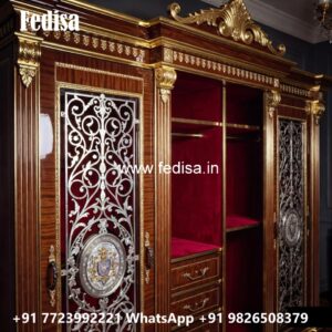 Stylish Wardrobe Design with Sleek Texture No-1118
