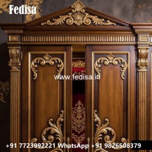 Premium Sliding Wardrobe Design with Mirrors No-1131