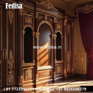 Stylish Wardrobe Design with Premium Wood Finish No-1134