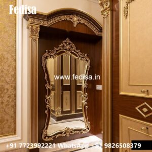 Stylish Sliding Wardrobe Design with Glass Finish No-1142