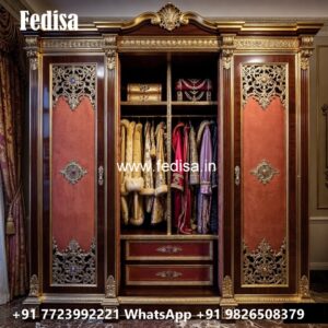 Elegant Sliding Wardrobe Design with Smart Storage No-1159