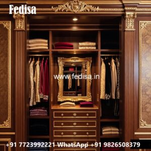 Luxury Wardrobe Design with Wooden Sophistication No-1167