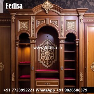 Premium Wardrobe Design with Elegant Wooden Finish No-1181