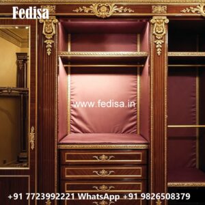 Elegant Wardrobe Design with Modern Mirror Finish No-1186